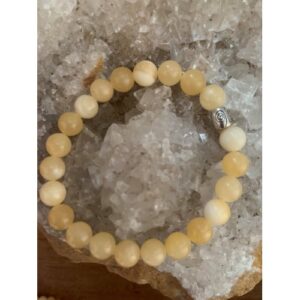 calcite naturel bracelet perles 8 mm
