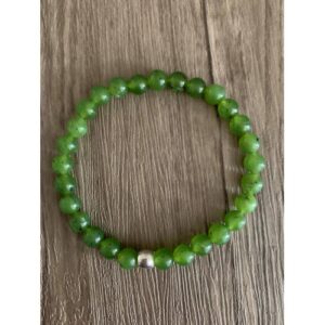 jade nephrite bracelet perles 6 mm