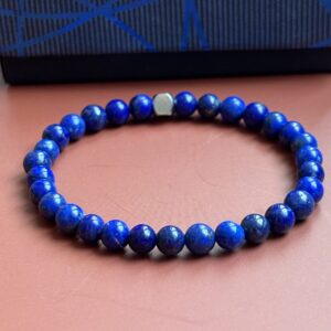 Bracelet en perles de lapis lazuli