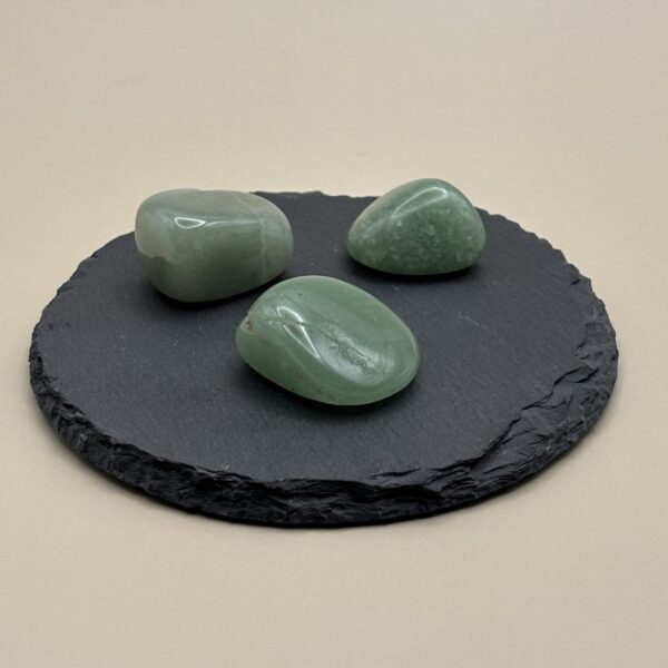 Aventurine verte – pierre roulée douce pour attirer l’abondance