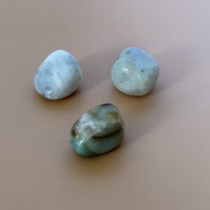 Pierre roulée Amazonite – pierre du cœur et de la communication sincère