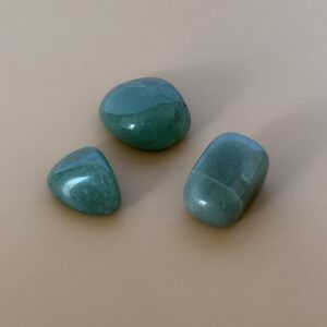 Aventurine verte naturelle – pierre roulée pour apaisement et renouveau