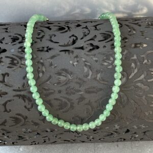 Collier perles aventurine verte – accessoire élégant et pierre de bien-être