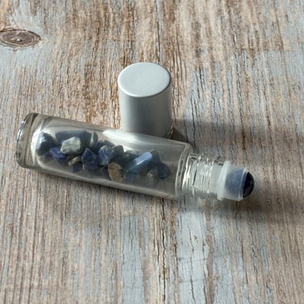 Roll'on pierre naturelle lapis lazuli pour relaxation et équilibre