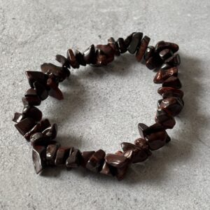 Bijou bracelet chips œil de taureau naturel et élégant