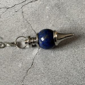Pendule Sephoroton en pierre naturelle Lapis Lazuli, idéal pour guidance et chakra