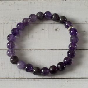 Bracelet zodiaque améthyste – pierre spirituelle associée au signe du Poissons et du Verseau