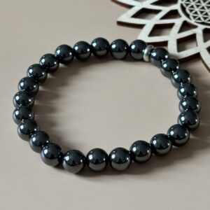 bracelet hématite naturelle énergie protection ancrage