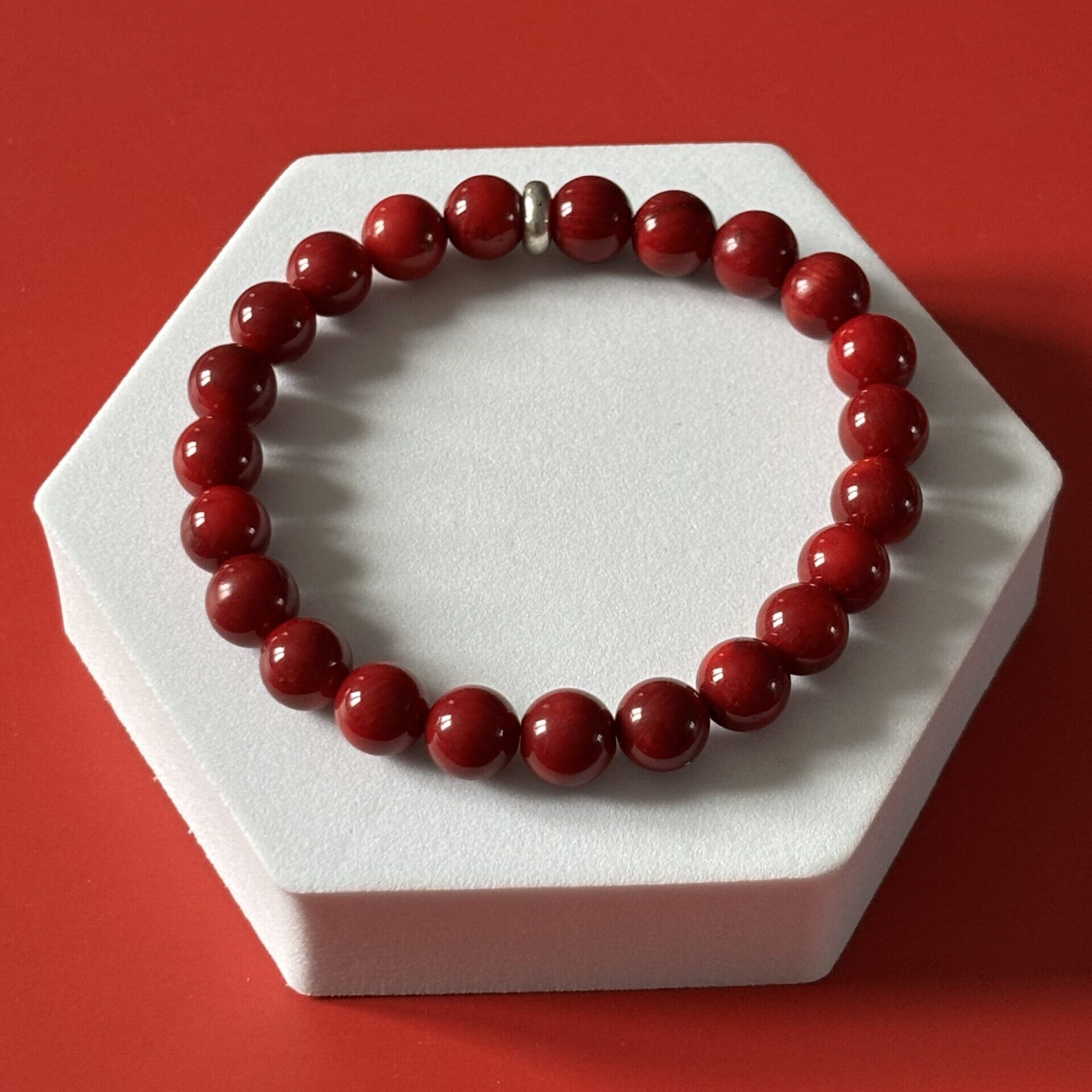bracelet corail rouge naturel – chaleur, vitalité et énergie rayonnante