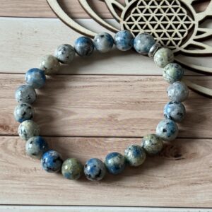 Bracelet en jaspe K2 – bijou pierre naturelle pour harmonie et sérénité