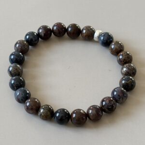 Bracelet Piétersite naturel en perles rondes — bijou énergétique protecteur