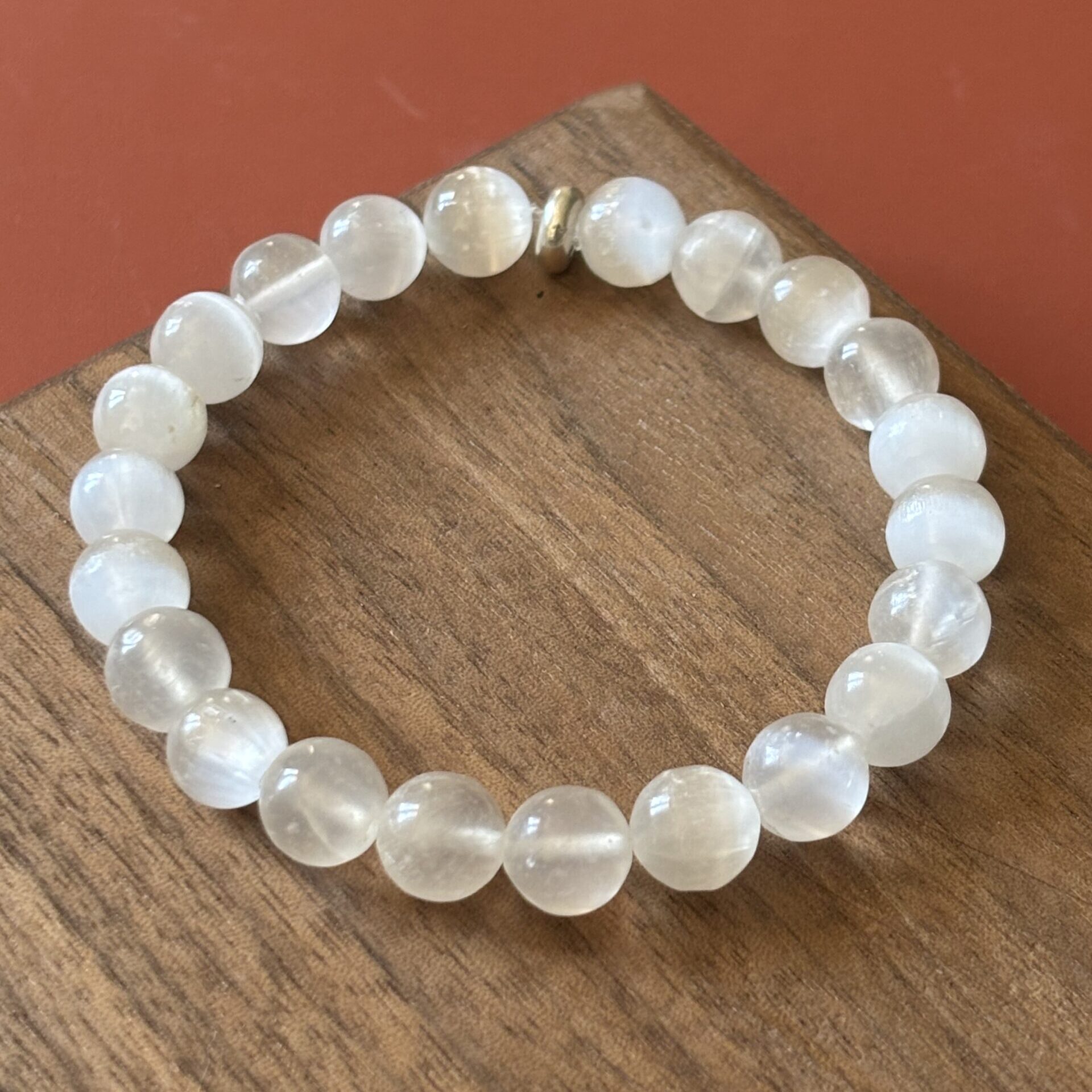 Bracelet pyrite perles naturelles dorées