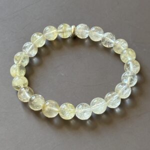 Bracelet élastique citrine qualité premium