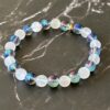 Bracelet Méditation : Aqua aura et Sélénite