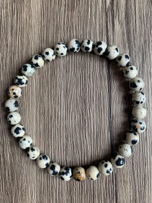 jaspe dalmatien perles naturelles 6 mm