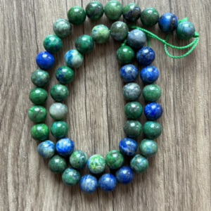 Azurite malachite perles à l'unité en lot ou fil complet