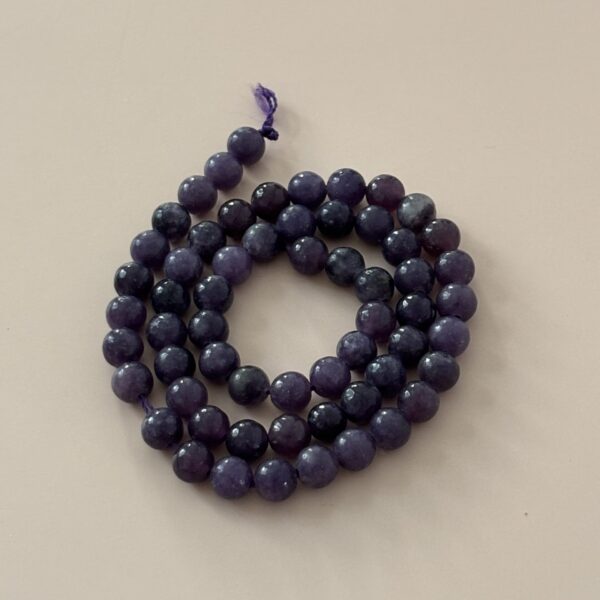 Perles 6 mm lépidolite pierre apaisante