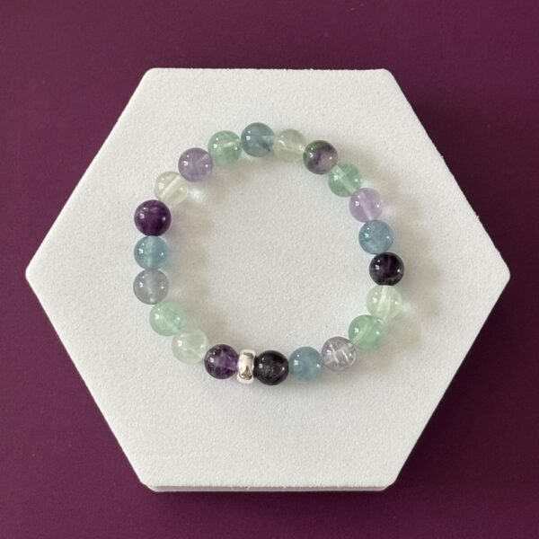 Bracelet enfant fluorite concentration et apprentissage