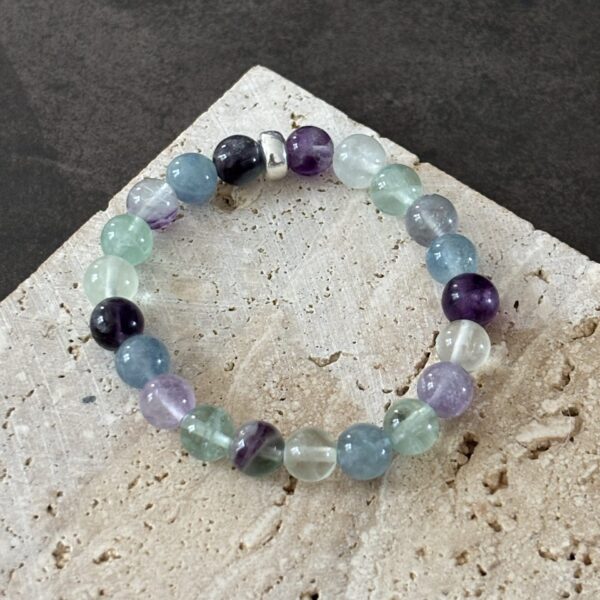 Bracelet enfant fluorite protection douce