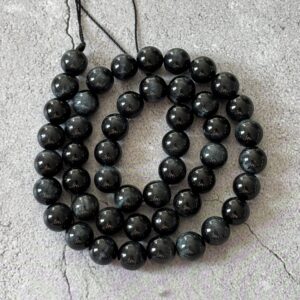 Œil de faucon perles naturelles 8 mm créations bijoux lithothérapie