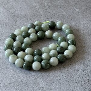 Perles gemmes rhodonite 8 mm idéales pour bracelet, collier ou boucles DIY