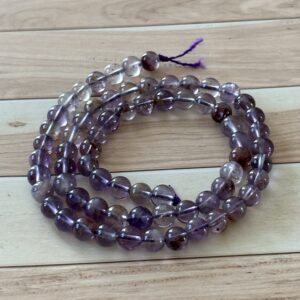 Perles rondes 6 mm Améthyste Super Seven pour DIY et artisanat