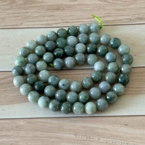 Perles jade de Birmanie pour bracelet et collier fait main