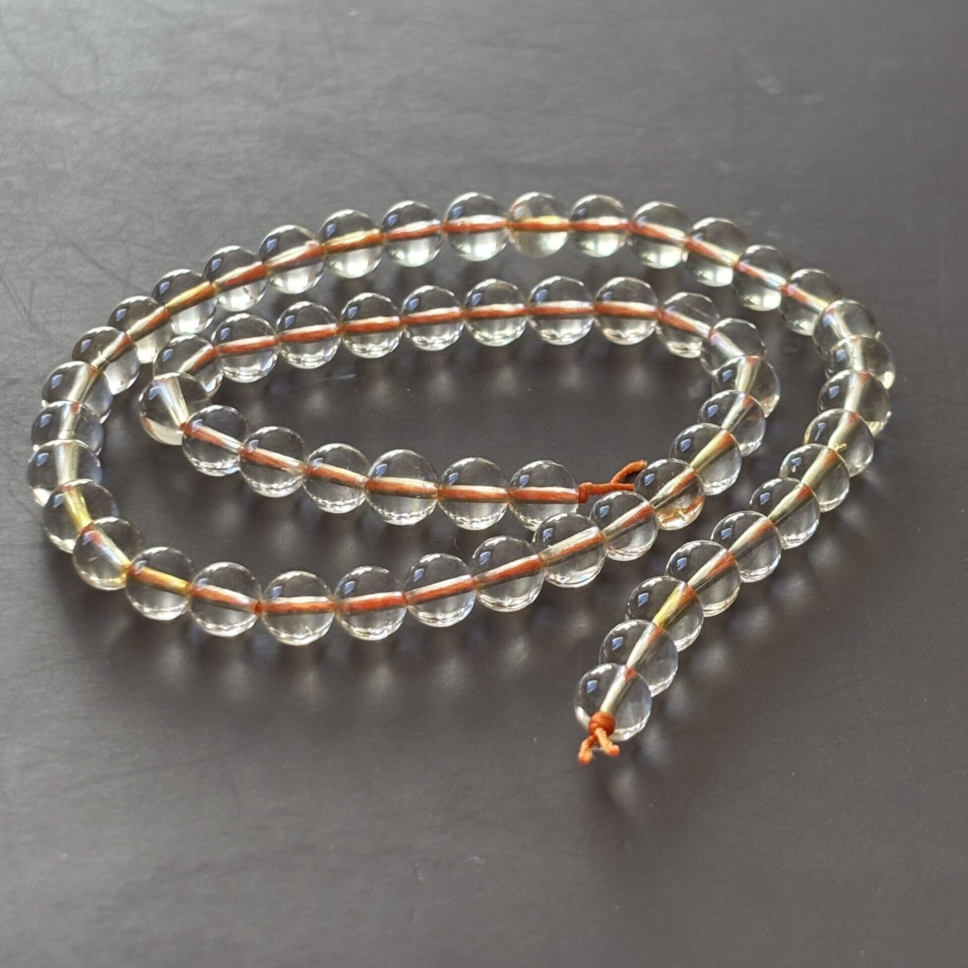 perles 6 mm citrine naturelle ronde – perles gemmes pour bijoux faits main