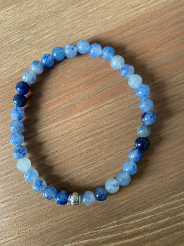 bracelet aventurine bleue