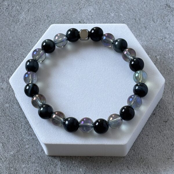 bracelet lithothérapie protection et intuition