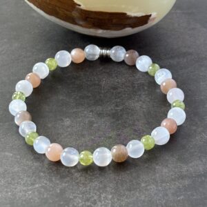 bracelet lithothérapie futur maman