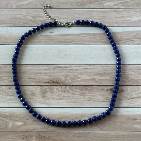 collier lithothérapie lapis lazuli