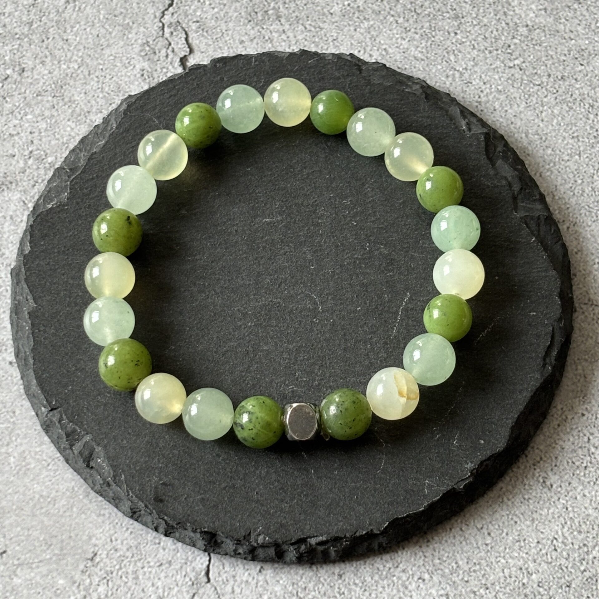 Bracelet chakra cœur pierres naturelles pour l’harmonie affective et la confiance en soi