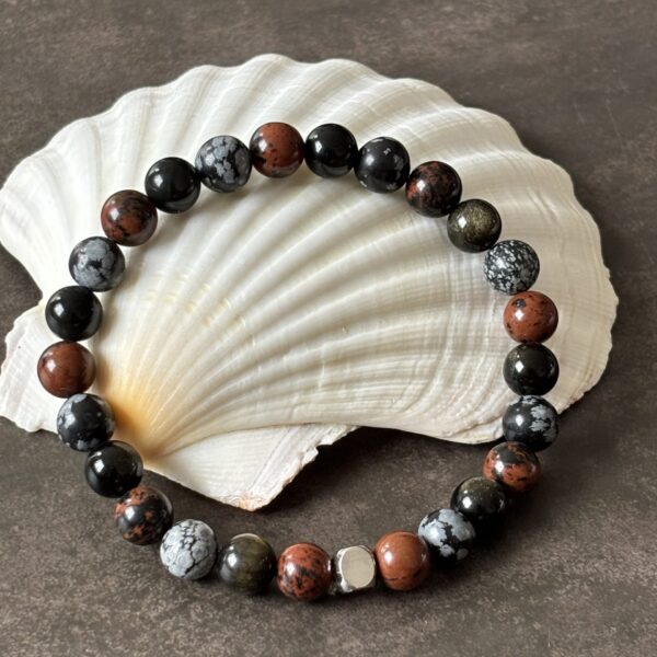 Pierre naturelle obsidienne pour Chakra Racine – Énergie, équilibre et force intérieure