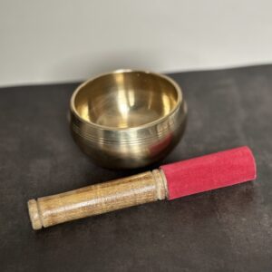 Bol tibétain traditionnel en laiton pour sonothérapie et méditation