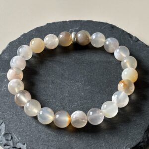 bracelet agate fleur de cerisier – énergie douce, équilibre émotionnel et beauté naturelle