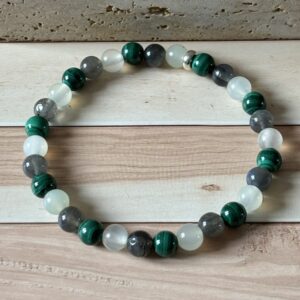 Bracelet pour les cycles féminins – pierres naturelles d’harmonie et de bien-être