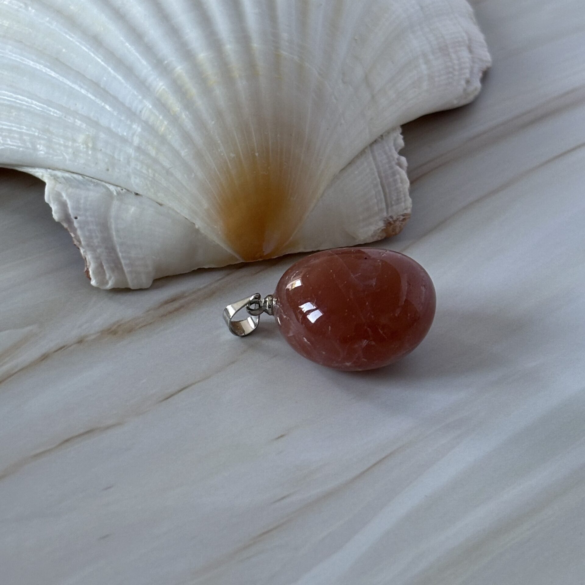 Bijou pendentif cornaline confiance et motivation