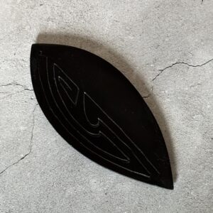 Porte-encens en pierre marquise naturelle pour bâtonnets d’encens – décoration zen et énergétique