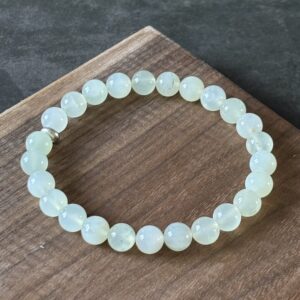 Bracelet esprit zen en serpentine naturelle, design unique fait main