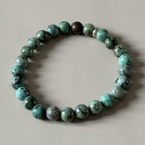 bracelet en jaspe africain pierre naturelle équilibre ancrage création artisanale Secrets de Perles