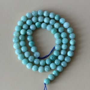 Perles 6 mm amazonite du Pérou naturelle – création bijoux lithothérapie