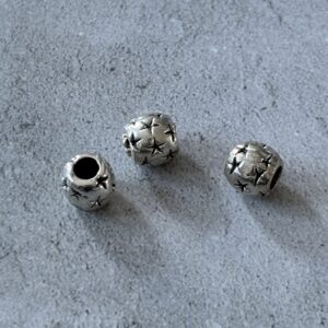 perles fantaisies étoiles en acrylique brillantes pour créations de bijoux artisanaux