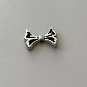 séparateur papillon métal argenté – perle intercalaire décorative pour bijoux faits main