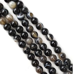 pierre naturelle agate oeil perles 6 ou 8 mm, à l'unité, en lot ou fil complet