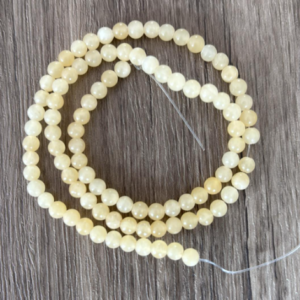 pierre naturelle calcite en fil de perles 4 mm