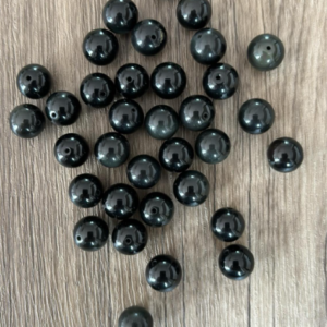 obsidienne céleste perles 10 mm