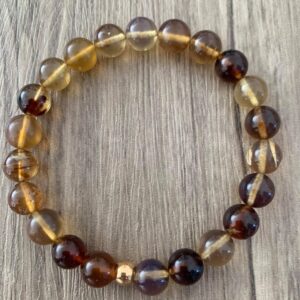bracelet ambre naturelle perles 8 mm