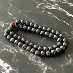 Perles hématite magnétique pour créations artisanales, ancrage et protection