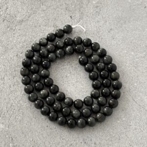 Perles œil d’aigle 6 mm pierre naturelle protectrice